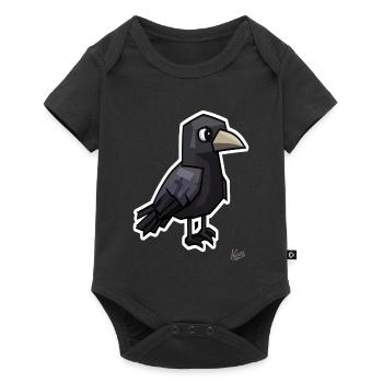 Strange Dark Raven - Baby Premium short-sleeve bodysuit - black - Front