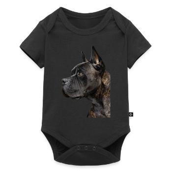 Cane corso - Body à manches courtes Premium Bébé - noir - Devant