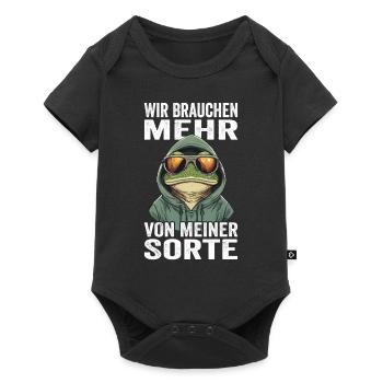 Wir brauchen mehr von meiner Sorte - Baby Premium Kurzarmbody - Schwarz - Vorne
