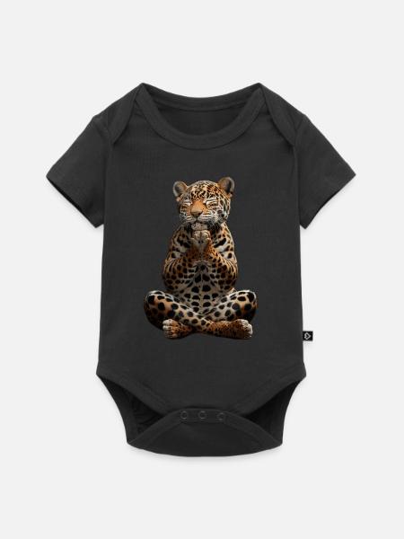 Jaguar - Baby Premium Kurzarmbody - Schwarz