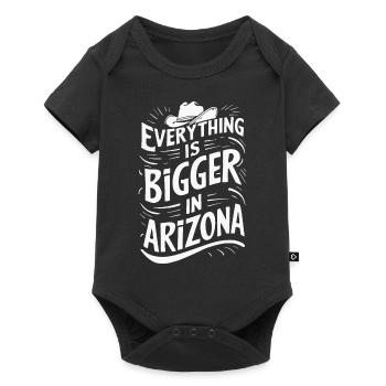 Arizona, États-Unis, Amérique - Body à manches courtes Premium Bébé - noir - Devant