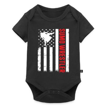 Lutteur de sumo Lutte de sumo Arts martiaux de sumo - Body à manches courtes Premium Bébé - noir - Devant