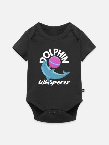 Delfinflüsterer Spieler Karriere - Baby Premium Kurzarmbody - Schwarz