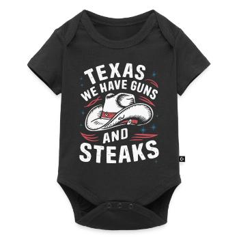 Texas State Texans Texas - Baby Premium short-sleeve bodysuit - black - Front