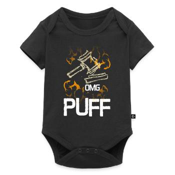 Omg Puff Gout Hammer vintage - Baby Premium short-sleeve bodysuit - black - Front