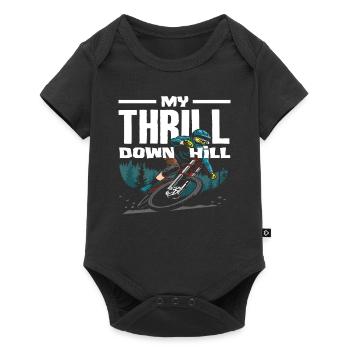 My Thrill Downhill VTT - Body à manches courtes Premium Bébé - noir - Devant