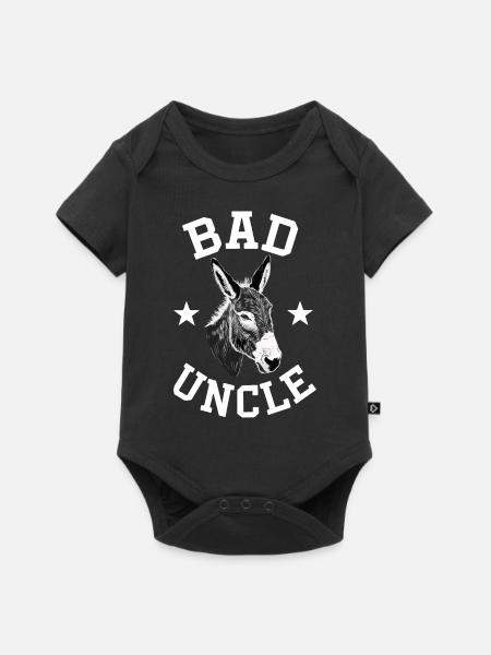 Onkel Fmilie Großonkel Onkels - Baby Premium Kurzarmbody - Schwarz