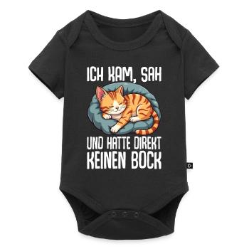 Je suis venu, j’ai vu et je n’en ai pas eu envie tout de suite - Body à manches courtes Premium Bébé - noir - Devant