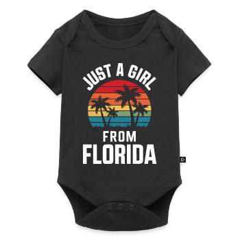 Florida USA America Seed - Baby Premium short-sleeve bodysuit - black - Front