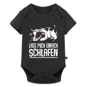 Just Let Me Sleep Sleeping T-Shirt - Baby Premium short-sleeve bodysuit - black - Front
