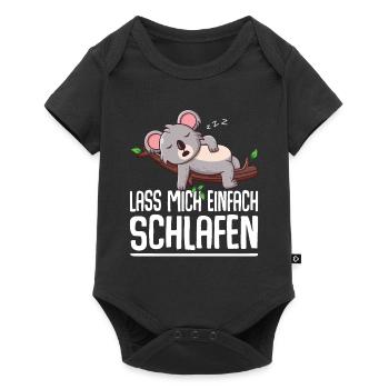 Just Let Me Sleep Sleeping T-Shirt - Baby Premium short-sleeve bodysuit - black - Front
