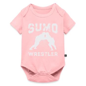 Combattant de sumo Lutteur de sumo Lutte de sumo - Body à manches courtes Premium Bébé - rose - Devant