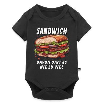 SANDWICH THERE'S NEVER TOO MUCH OF THAT - Baby Premium short-sleeve bodysuit - black - Front