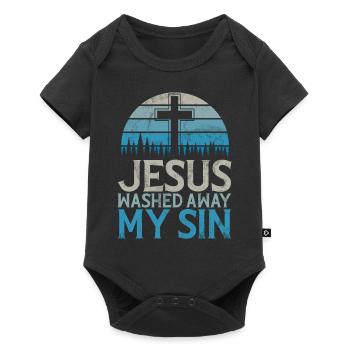 Baptism Baptized Christian Jesus God - Bible - Baby Premium short-sleeve bodysuit - black - Front