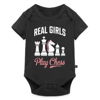 Chess Chess Player - Baby Premium short-sleeve bodysuit - black - Front