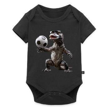Dragon de Komodo - Body à manches courtes Premium Bébé - noir - Devant