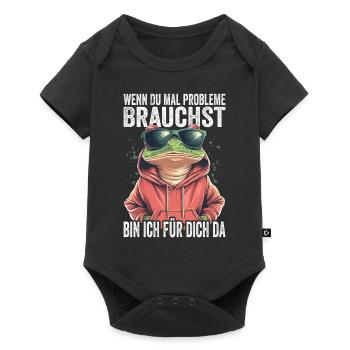 Si jamais vous avez besoin de problèmes, je suis là pour vous - Body à manches courtes Premium Bébé - noir - Devant