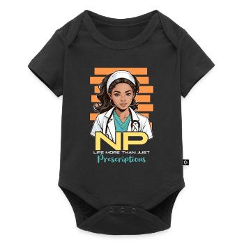 Nurse Practitioner NP Life More Nursing Assistant - Baby Premium short-sleeve bodysuit - black - Front