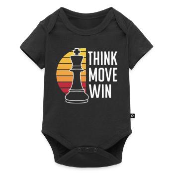 Chess Chess Player - Baby Premium short-sleeve bodysuit - black - Front