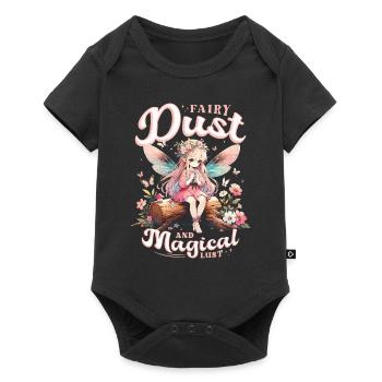 Fee Fairy Fairycore - Baby Premium short-sleeve bodysuit - black - Front