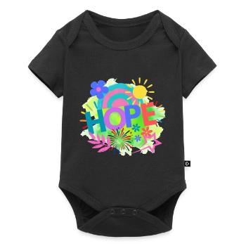 Hope - Baby Premium short-sleeve bodysuit - black - Front