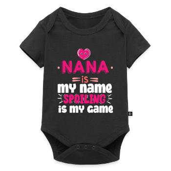 Gifts for Nana Grandma Nana is My Name - Baby Premium short-sleeve bodysuit - black - Front