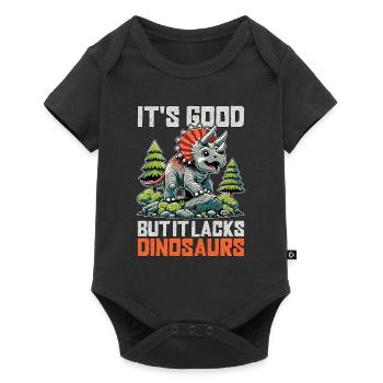 Paleontology It's Good But It Lacks Fossil Hunter - Baby Premium Kurzarmbody - Schwarz - Vorne