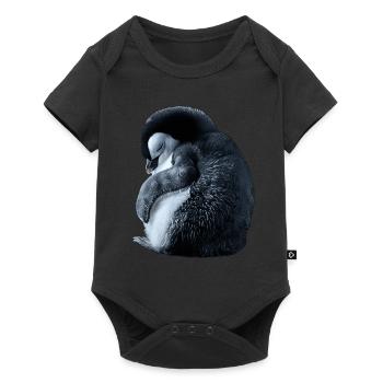 Penguin - Baby Premium short-sleeve bodysuit - black - Front