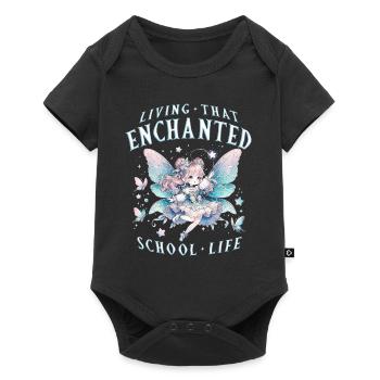 Fee Fairy Fairycore - Baby Premium short-sleeve bodysuit - black - Front