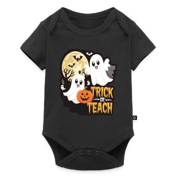 Trick Or Teach Halloween Teachers - Baby Premium short-sleeve bodysuit - black - Front