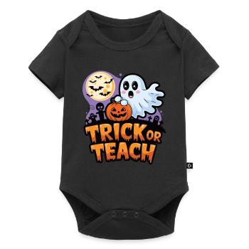 Trick Or Teach Halloween Teachers - Baby Premium short-sleeve bodysuit - black - Front