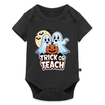 Trick Or Teach Halloween Teachers - Baby Premium short-sleeve bodysuit - black - Front