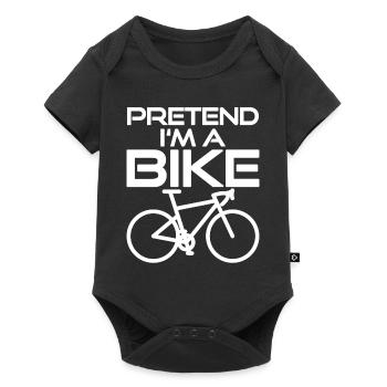 Pretend I'm a Bike - Funny Bike Costume - Baby Premium short-sleeve bodysuit - black - Front