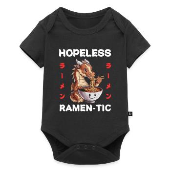 Dragon Ramen Nouilles Chibi Asia Noodle Soup Anime - Body à manches courtes Premium Bébé - noir - Devant