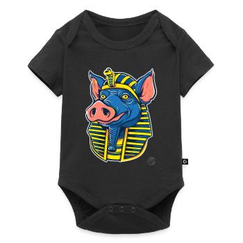 Pharaon Cochon - Body à manches courtes Premium Bébé - noir - Devant