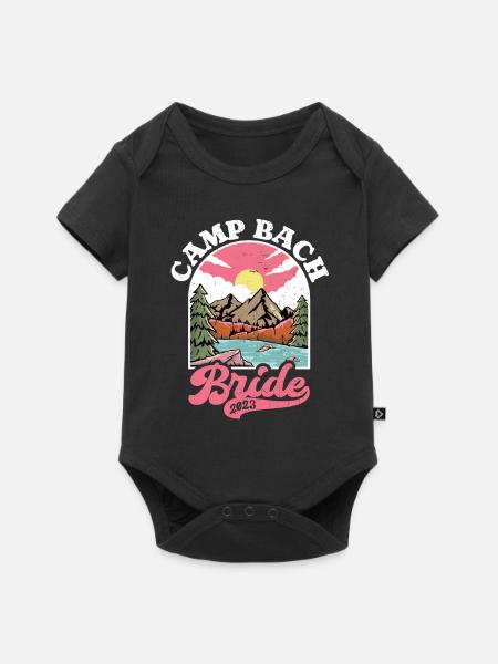 Junggesellin - Baby Premium Kurzarmbody - Schwarz