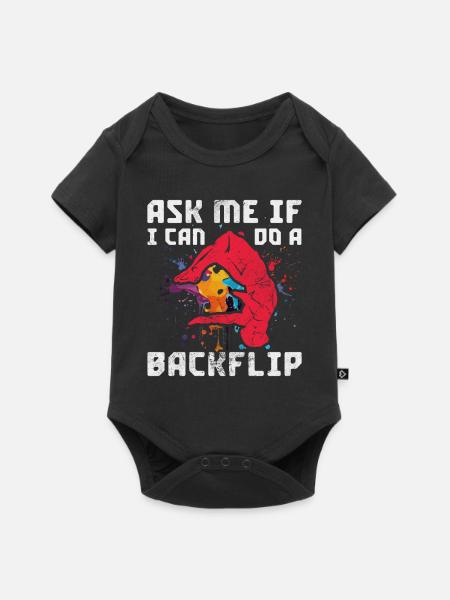 Backflip - Baby Premium Kurzarmbody - Schwarz