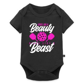 On dirait une beauté, joue comme un animal - Body à manches courtes Premium Bébé - noir - Devant
