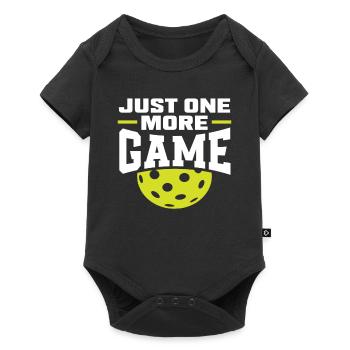Just one more game Gamer Passion Pickleball - Baby Premium short-sleeve bodysuit - black - Front