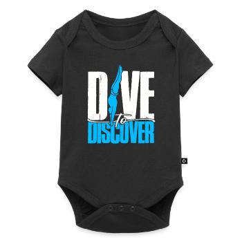Taucher Sporttauchen Tauchen Dive To Discover - Baby Premium Kurzarmbody - Schwarz - Vorne