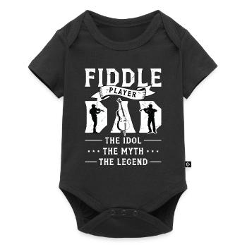 Fiddle Player Dad The Idol The Myth Violinist - Baby Premium short-sleeve bodysuit - black - Front