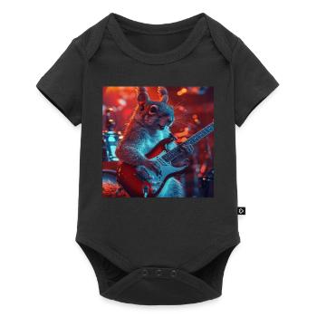 Squirrel - Baby Premium short-sleeve bodysuit - black - Front