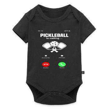 Pickleball Calls Design Sports Lovers - Baby Premium short-sleeve bodysuit - black - Front