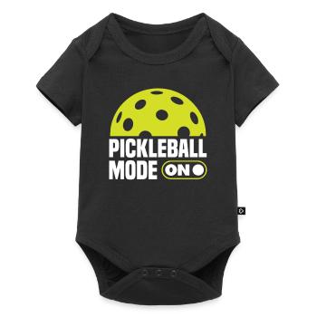Mode pickleball activé pour les amateurs de sport - Body à manches courtes Premium Bébé - noir - Devant