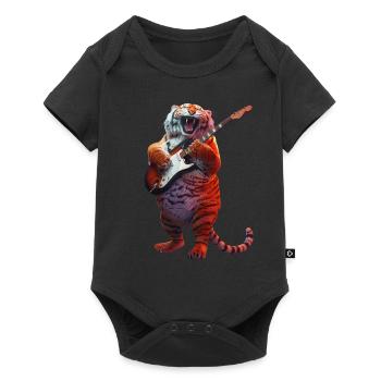 Tigre - Body à manches courtes Premium Bébé - noir - Devant