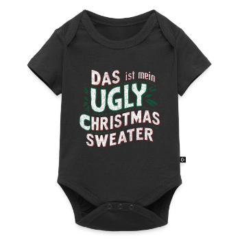 Pull de Noël moche Weihnachten Noël Père Noël - Body à manches courtes Premium Bébé - noir - Devant