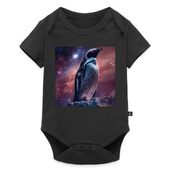 Penguin - Baby Premium short-sleeve bodysuit - black - Front