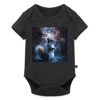 Squirrel - Baby Premium short-sleeve bodysuit - black - Front