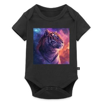 Tigre - Body à manches courtes Premium Bébé - noir - Devant