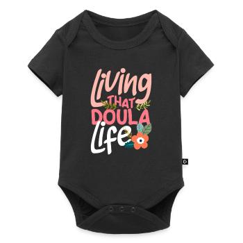 Doula Gift Doula Doulas - Baby Premium short-sleeve bodysuit - black - Front